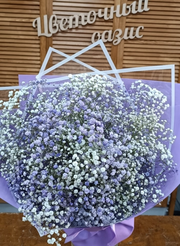 Монобукет из гипсофилы «Единорожка» от интернет-магазина цветов в 