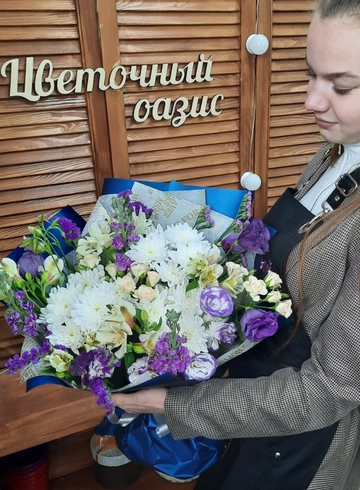 Букет «Сиреневый сад» от интернет-магазина цветов в 