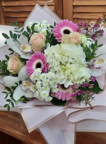 Букет «Розовый ветер» от интернет-магазина цветов в 