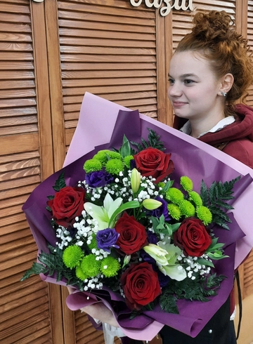 Букет « Восторг страсти » от интернет-магазина цветов в 